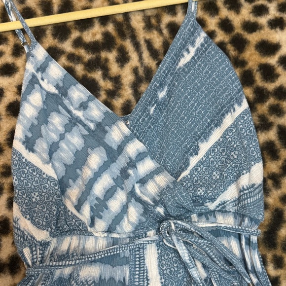 Blue and White Vici Jumpsuit - Picture 5 of 7